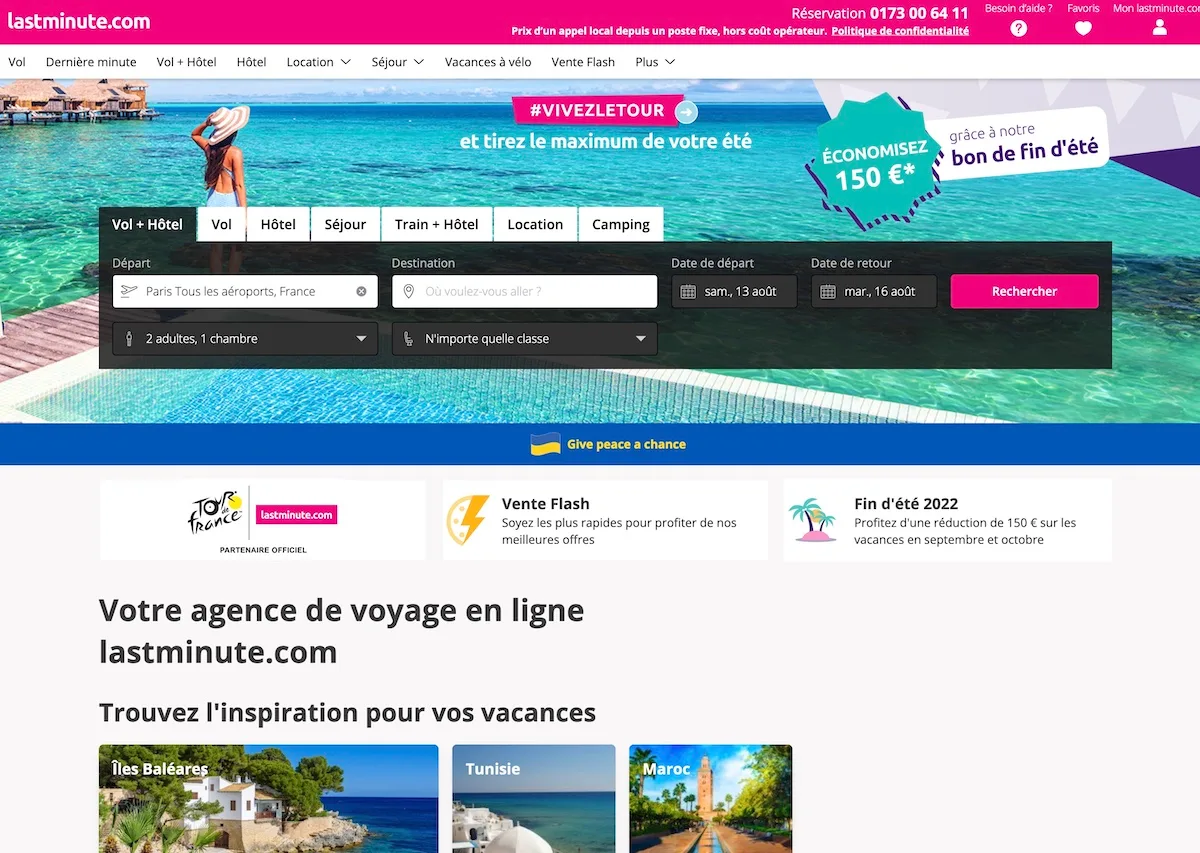Code promo Lastminute
