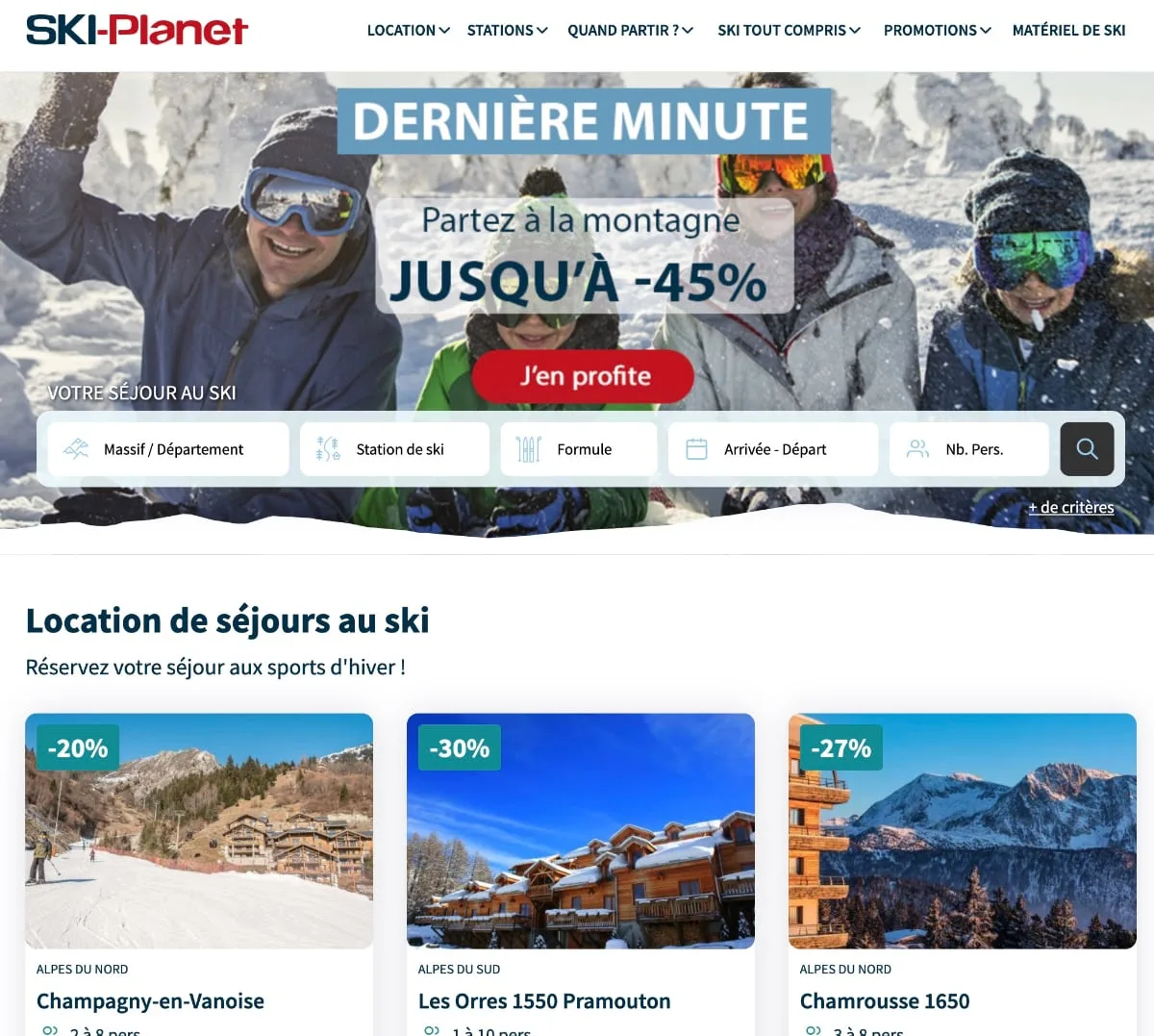 code promo ski planet