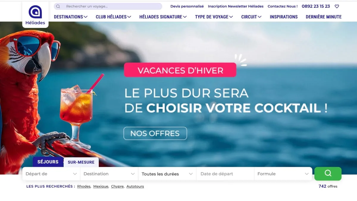 code promo heliades