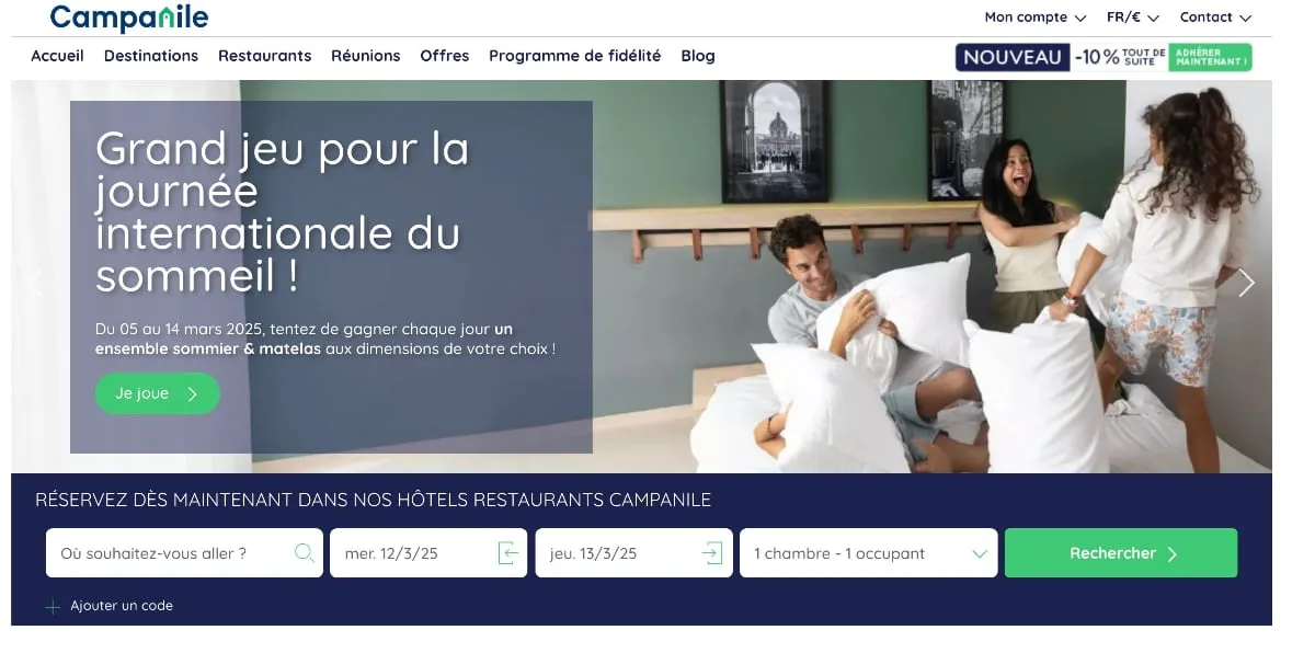 code promo campanile