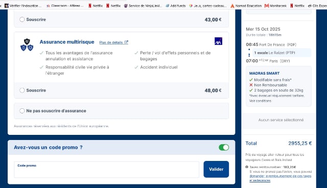 comment utiliser un code promo air caraibes