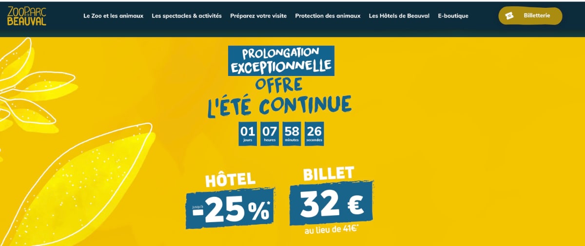 vente flash zoo de beauval billet pas cher